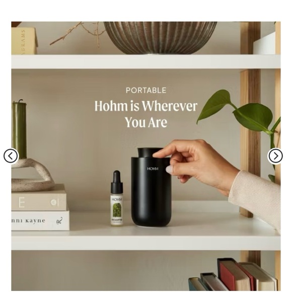 HOHM essential waterless diffuser with sample pack oils nib - Picture 4 of 8